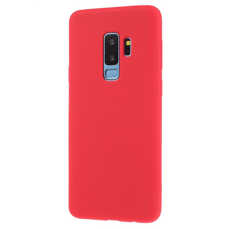 Skin-touch Matte TPU Jelly Cellphone Casing Cover for Samsung Galaxy S9 Plus SM-G965 - Red-2