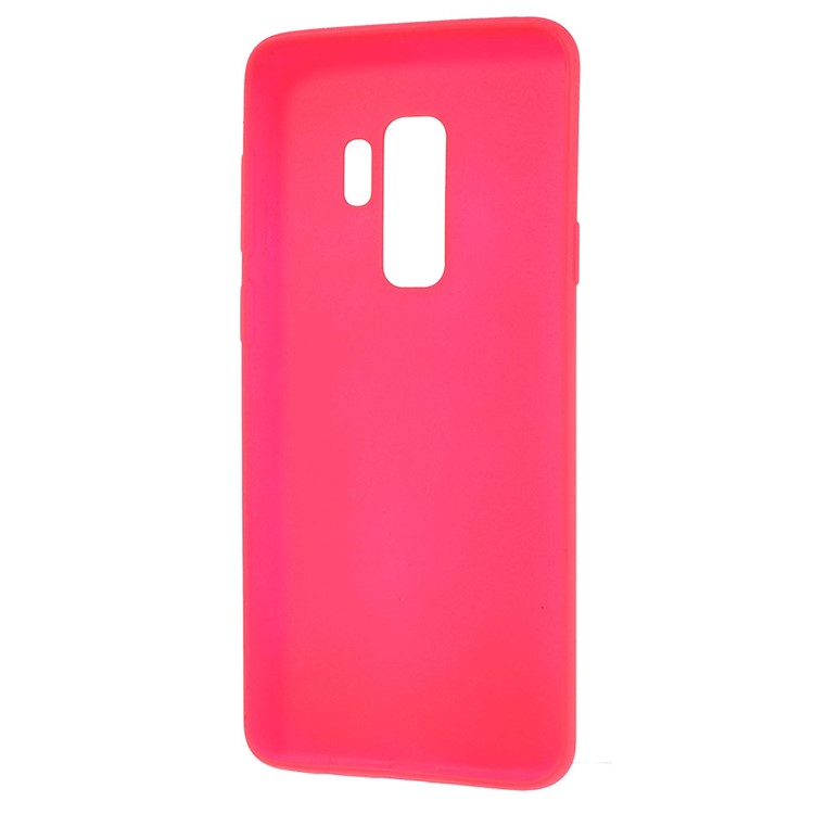 Skin-touch Matte TPU Jelly Cellphone Casing Cover for Samsung Galaxy S9 Plus SM-G965 - Red-4