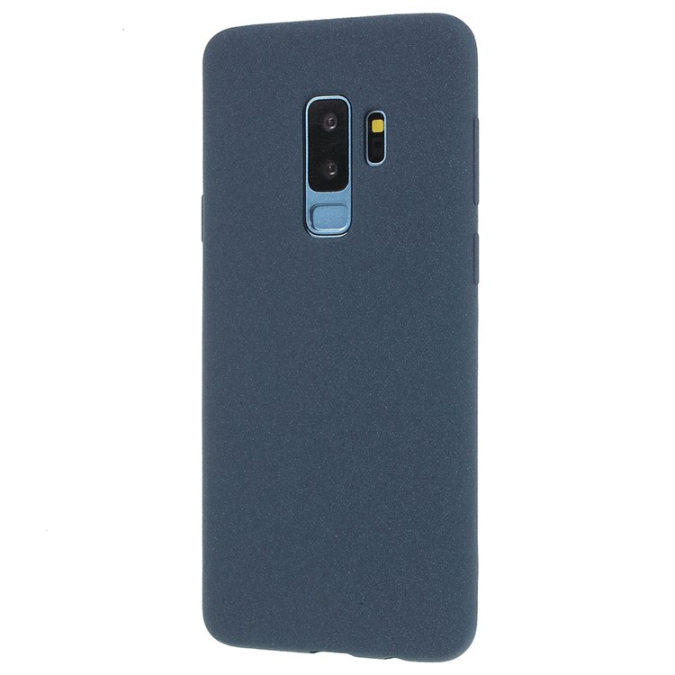Skin-touch Matte TPU Jelly Cellphone Shell for Samsung Galaxy S9 Plus SM-G965 - Blue-2
