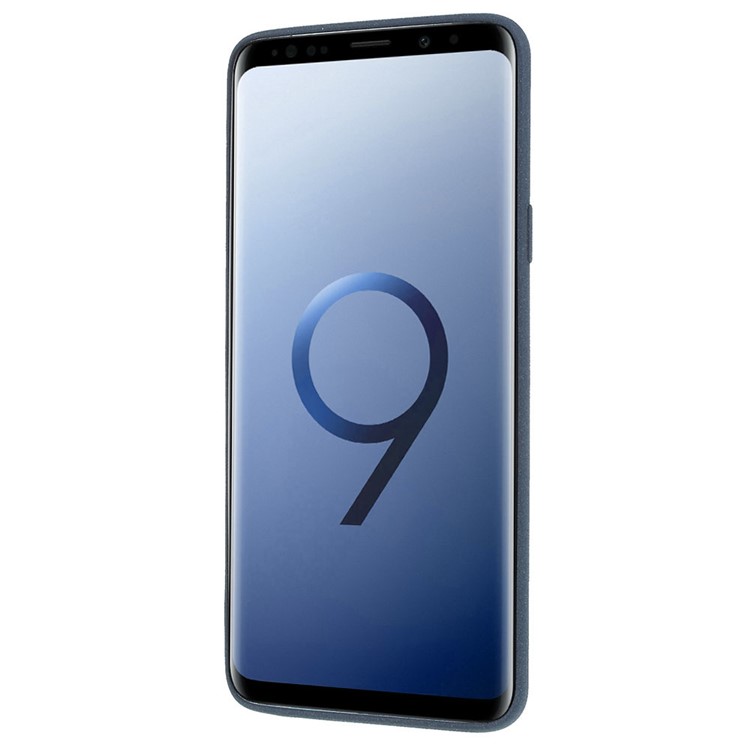 Skin-touch Matte TPU Jelly Cellphone Shell for Samsung Galaxy S9 Plus SM-G965 - Blue-3