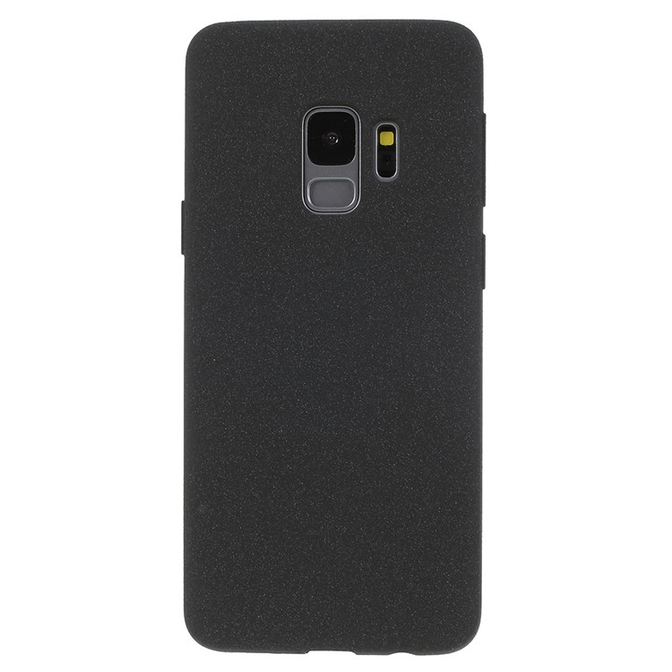 Skin-touch Matte TPU Jelly Cellphone Case for Samsung Galaxy S9 SM-G960 - Black-2