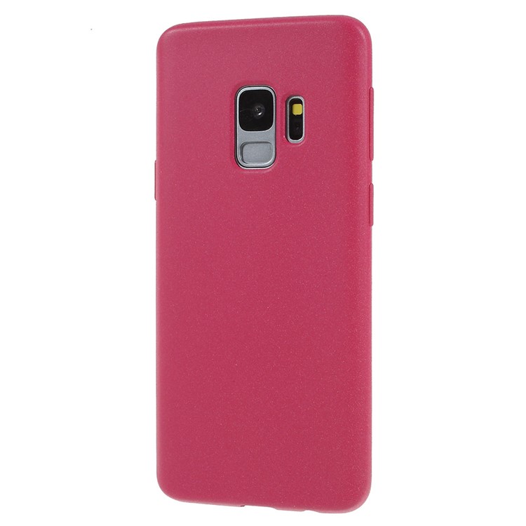 Skin-touch Matte TPU Jelly Cellphone Cover for Samsung Galaxy S9 SM-G960 - Rose-2