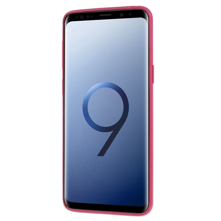 Skin-touch Matte TPU Jelly Cellphone Cover for Samsung Galaxy S9 SM-G960 - Rose-3