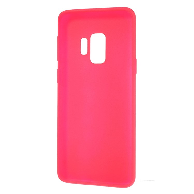 Skin-touch Matte TPU Jelly Cellphone Shell for Samsung Galaxy S9 SM-G960 - Red-4