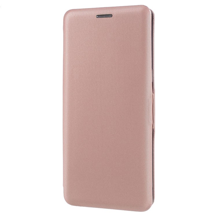 Cloth Texture Stand Leather Mobile Case with Card Slot for Samsung Galaxy Note 8 N950 - Rose Gold-2