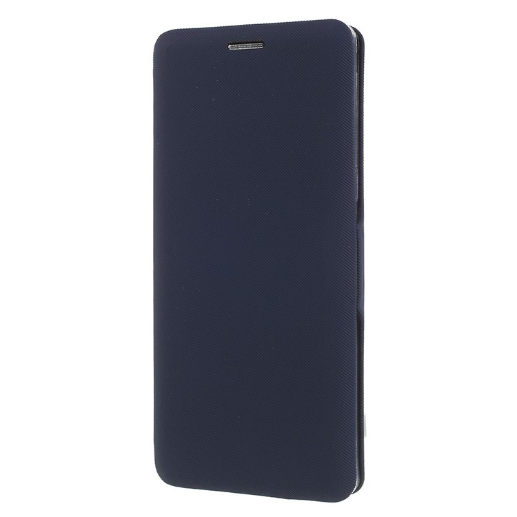 Cloth Texture Stand Card Holder Leather Mobile Casing for Samsung Galaxy Note 8 N950 - Dark Blue-2