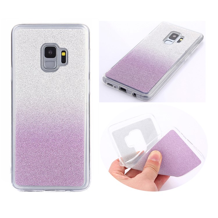 coque samsung s9 violette pailletée coque samsung s9 violette pailletée
