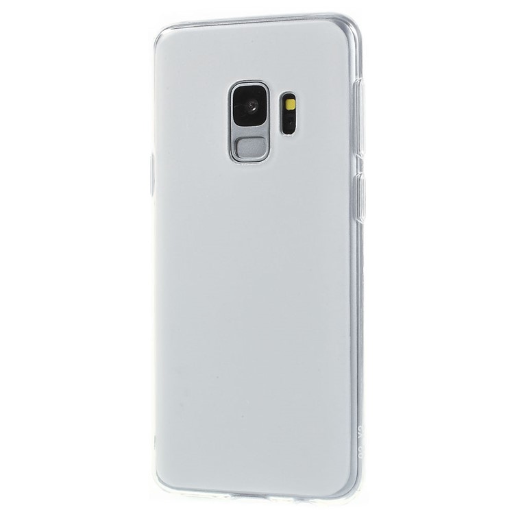 50PCS/Lot Matte Pudding Soft TPU Mobile Case for Samsung Galaxy S9 SM-G960 - White-3