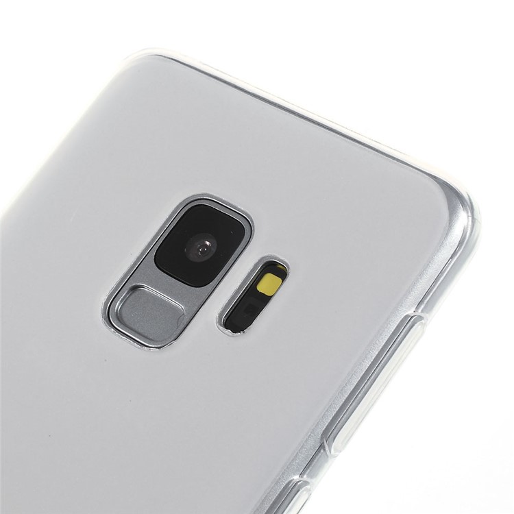 50PCS/Lot Matte Pudding Soft TPU Mobile Case for Samsung Galaxy S9 SM-G960 - White-4