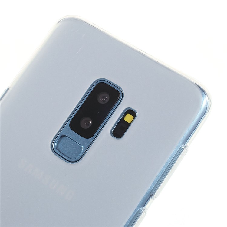 50PCS/Lot Matte Pudding Soft TPU Mobile Casing for Samsung Galaxy S9 Plus SM-G965 - White-4
