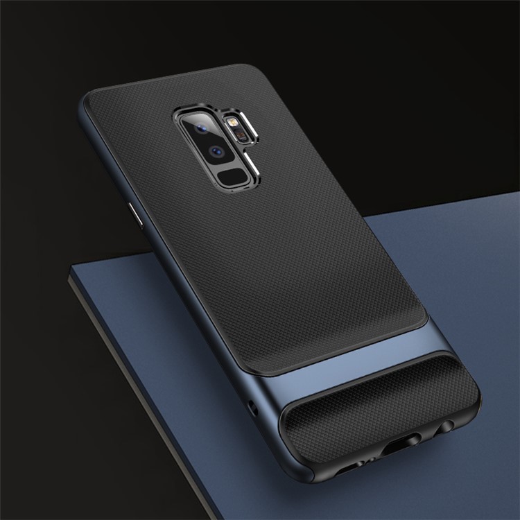 ROCK Royce Series PC + TPU Hybrid Cover Case for Samsung Galaxy S9+ SM-G965 - Blue-1