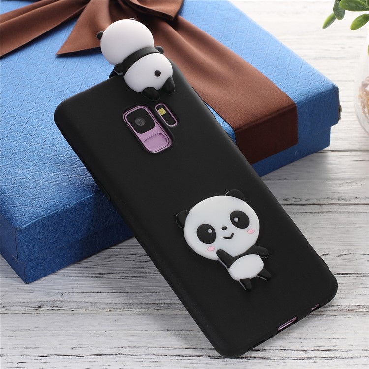 Cute 3D Cartoon Image Soft TPU Phone Shell for Samsung Galaxy S9 SM-G960 - Cute Panda-1