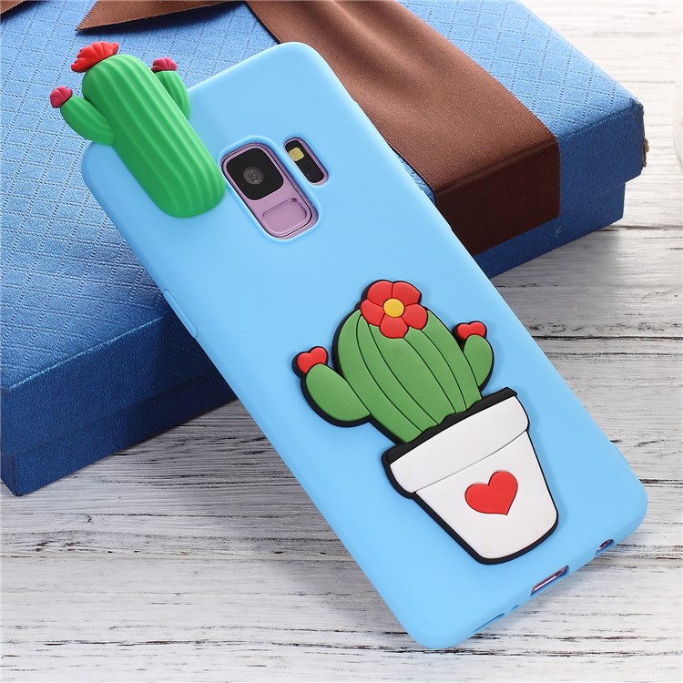 Cute 3D Cartoon Image Soft TPU Phone Protection Shell for Samsung Galaxy S9 SM-G960 - Pot Culture-1