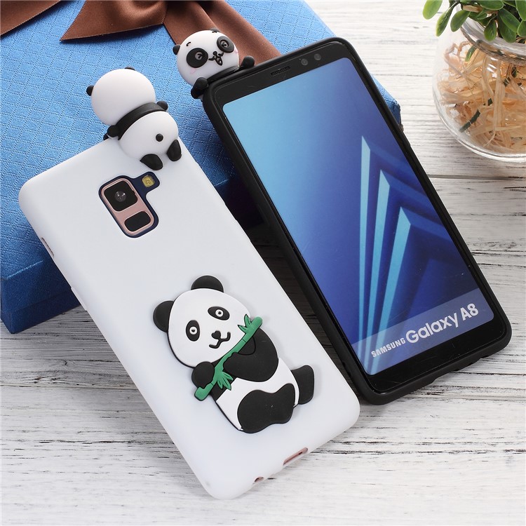 Cute 3D Cartoon Image Soft TPU Phone Case for Samsung Galaxy A8 (2018) - Strawberry-3