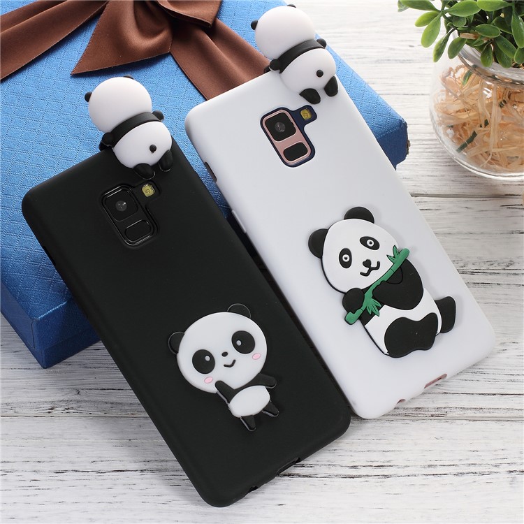 Cute 3D Cartoon Image Soft TPU Phone Shell for Samsung Galaxy A8+ (2018) - Strawberry-2