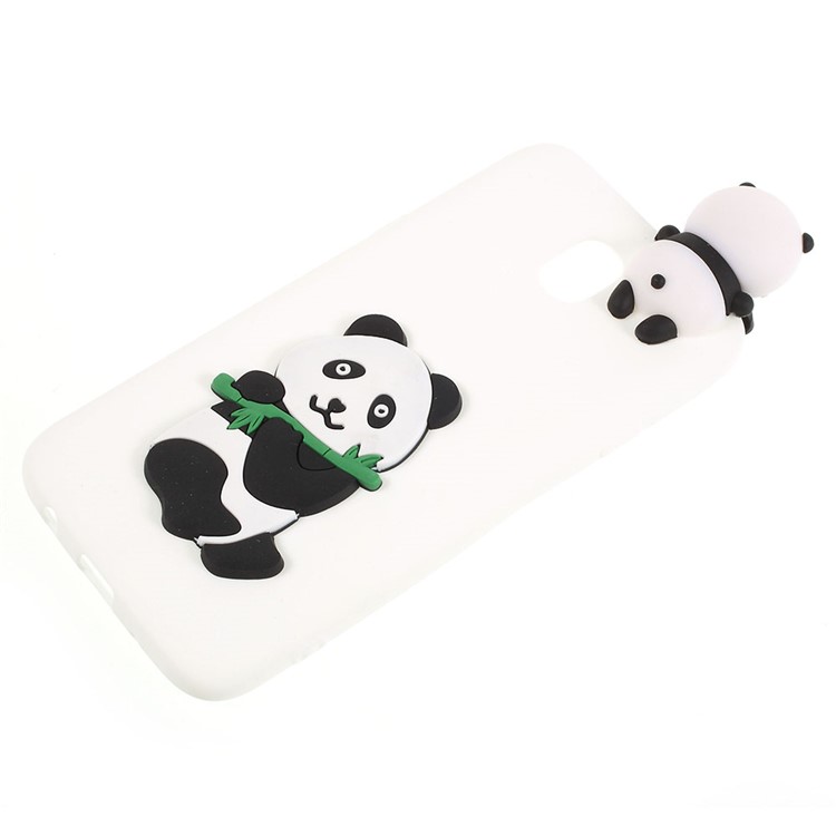 Cute 3D Cartoon Pattern Soft TPU Case for Samsung Galaxy J5 Pro (2017) / J5 (2017) EU Version - Panda Eating Bamboo-2