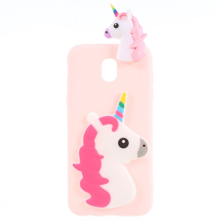 Cute 3D Cartoon Pattern Soft TPU Phone Case for Samsung Galaxy J5 Pro (2017) / J5 (2017) EU Version - Unicorn-1