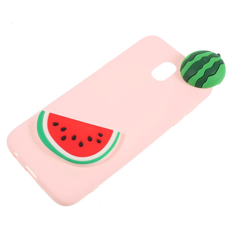 Cute 3D Cartoon Pattern Soft TPU Phone Cover for Samsung Galaxy J5 Pro (2017) / J5 (2017) EU Version - Watermelon-2