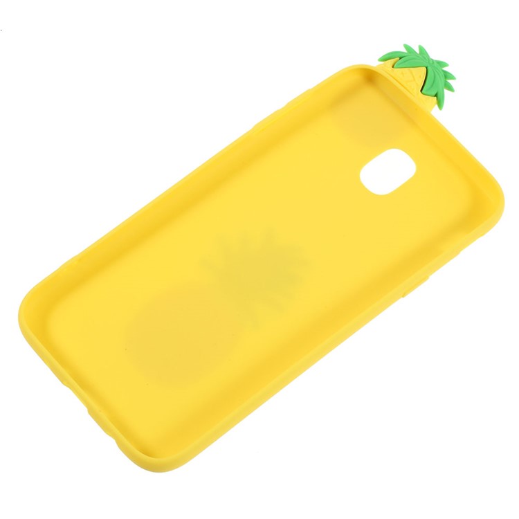 Cute 3D Cartoon Pattern Soft TPU Casing Shell for Samsung Galaxy J5 Pro (2017) / J5 (2017) EU Version - Pineapple-3