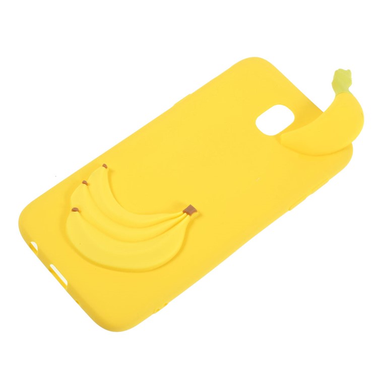 Cute 3D Cartoon Pattern Soft TPU Cellphone Case for Samsung Galaxy J5 Pro (2017) / J5 (2017) EU Version - Banana-2