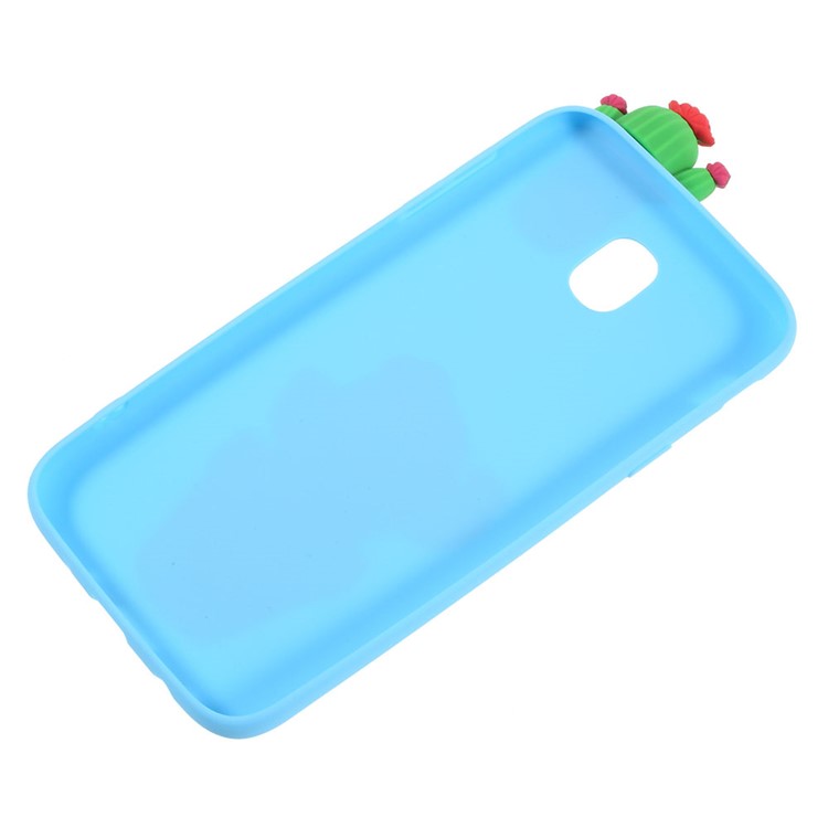 Cute 3D Cartoon Pattern Soft TPU Mobile Case for Samsung Galaxy J5 Pro (2017) / J5 (2017) EU Version - Cactus-3