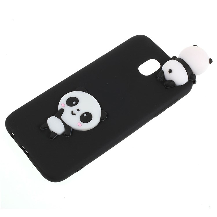 Cute 3D Cartoon Pattern Soft TPU Cell Phone Cover for Samsung Galaxy J7 Pro (2017) / J7 (2017) EU Version - Shy Panda-2