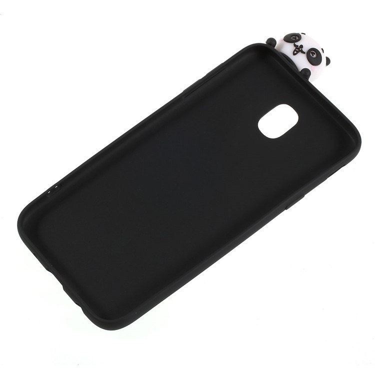 Cute 3D Cartoon Pattern Soft TPU Cell Phone Cover for Samsung Galaxy J7 Pro (2017) / J7 (2017) EU Version - Shy Panda-3