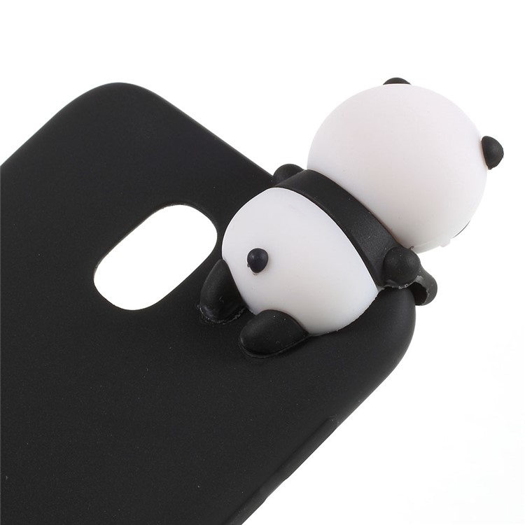 Cute 3D Cartoon Pattern Soft TPU Cell Phone Cover for Samsung Galaxy J7 Pro (2017) / J7 (2017) EU Version - Shy Panda-4