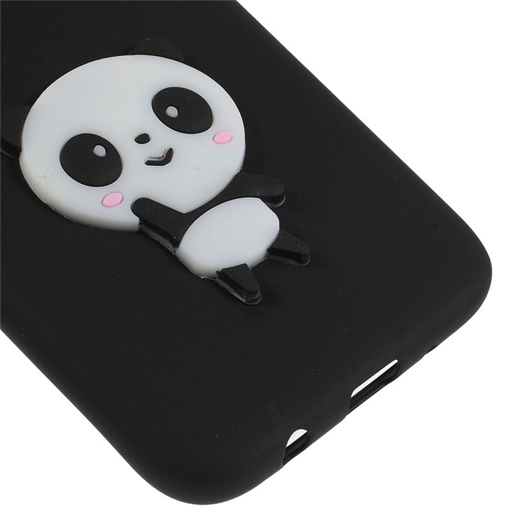 Cute 3D Cartoon Pattern Soft TPU Cell Phone Cover for Samsung Galaxy J7 Pro (2017) / J7 (2017) EU Version - Shy Panda-5