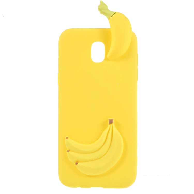 Cute 3D Cartoon Pattern Soft TPU Mobile Phone Shell for Samsung Galaxy J7 Pro (2017) / J7 (2017) EU Version - Banana-1
