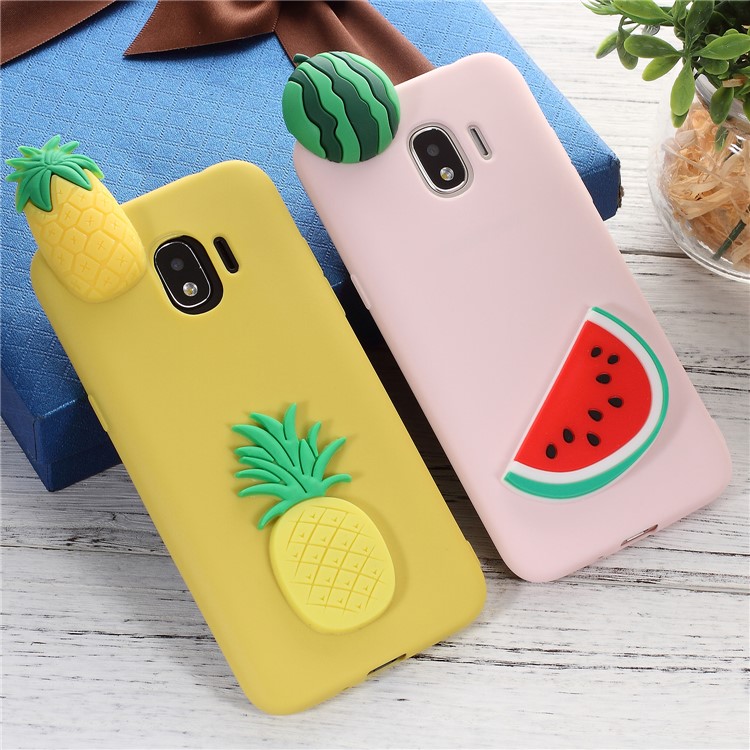 3D Cartoon Pattern Soft TPU Back Case for Samsung Galaxy J2 Pro 2018 - Shy Panda-4