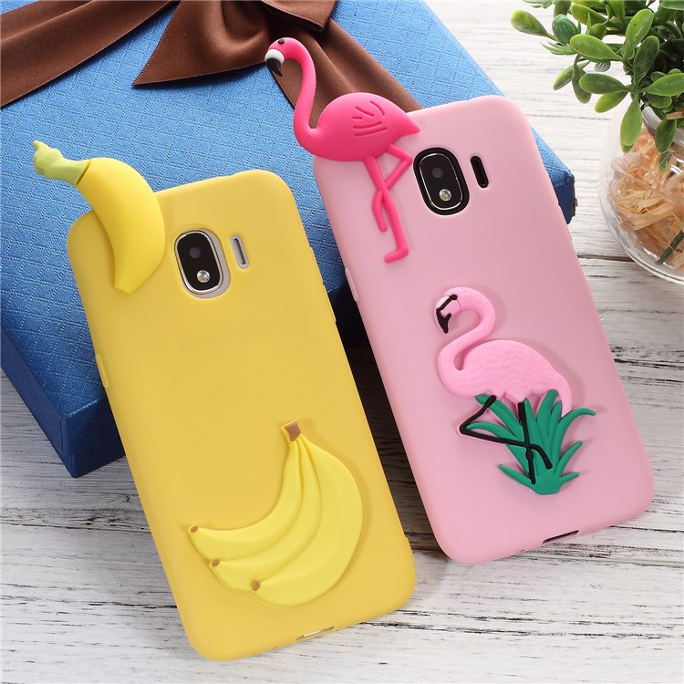 3D Cartoon Pattern Soft TPU Back Case for Samsung Galaxy J2 Pro 2018 - Shy Panda-5
