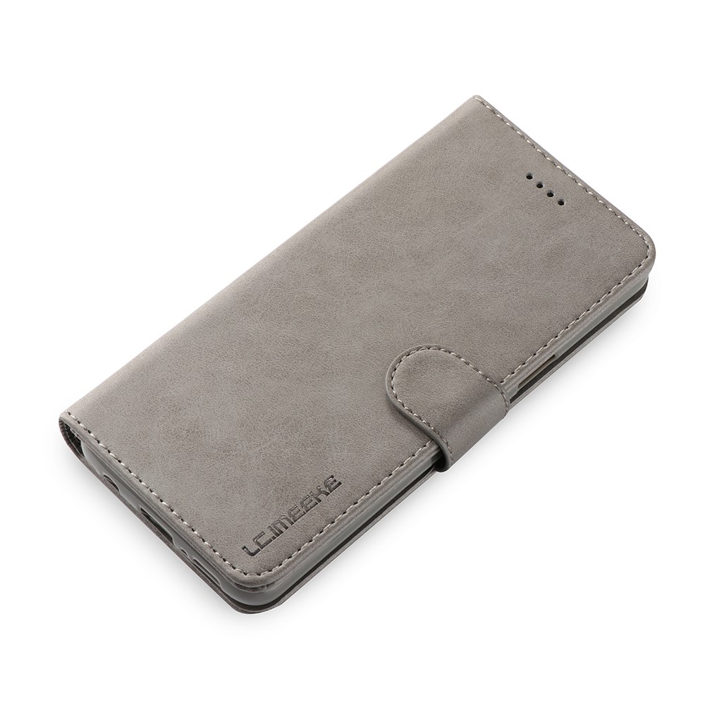 LC.IMEEKE Wallet Leather Stand Cover for Samsung Galaxy S9+ SM-G965 - Grey-4
