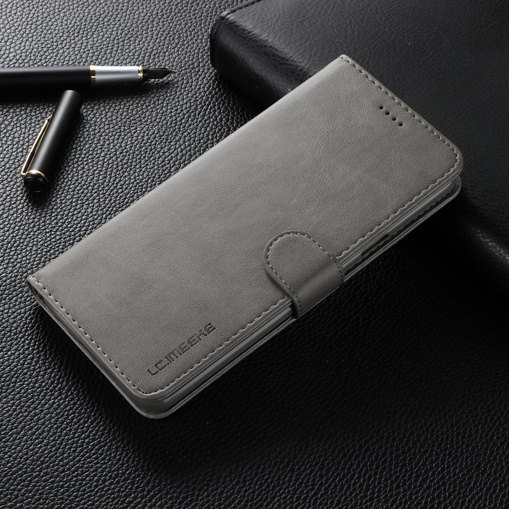 LC.IMEEKE Wallet Leather Stand Cover for Samsung Galaxy S9+ SM-G965 - Grey-8