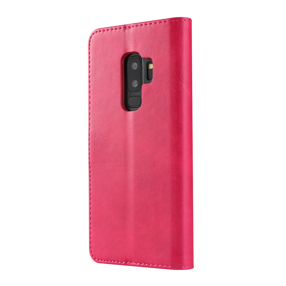 Lc. Caixa de Carteira de Couro Imeeke Para Samsung Galaxy S9+ SM-G965 - Rosa-6