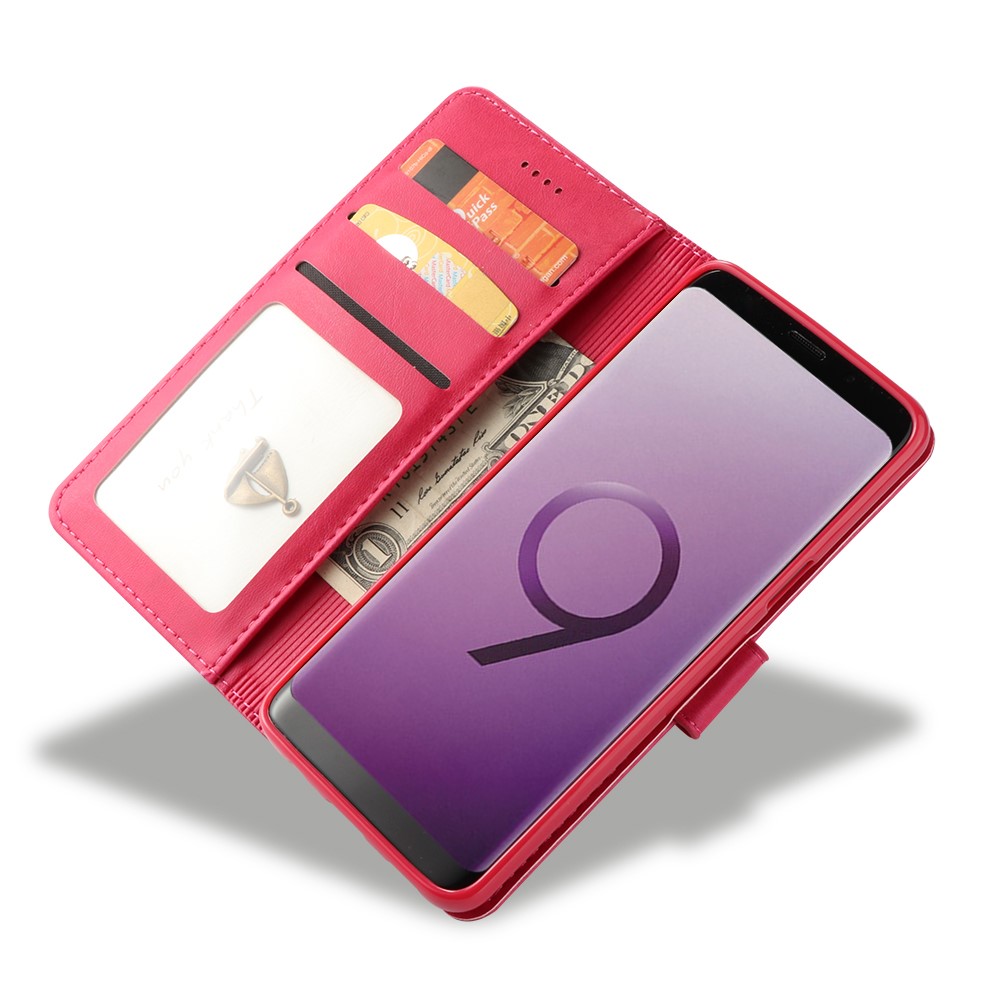 LC.IMEEKE Leather Wallet Case for Samsung Galaxy S9+ SM-G965 - Rose-7