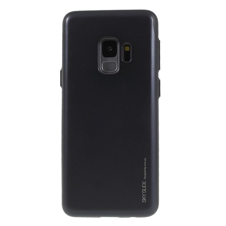 MERCURY GOOSPERY Sky Slide Card Holder PC TPU Case for Samsung Galaxy S9 SM-G960 - Black-2
