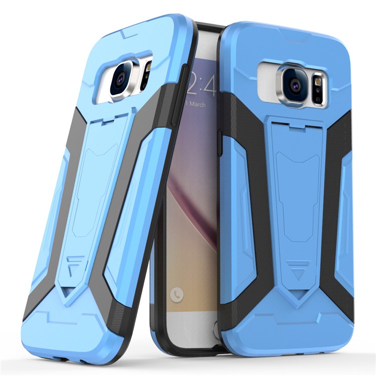Armor PC + TPU Hybrid Protective Case with Kickstand for Samsung Galaxy S7 SM-G930 - Blue-1
