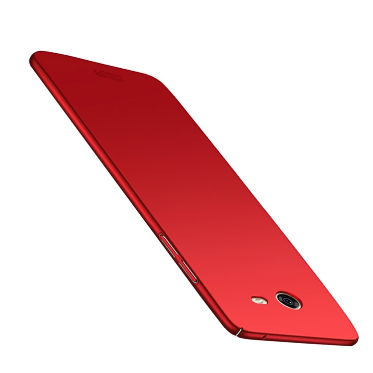 MOFI Shield Frosted Ultra-thin Plastic Back Cover for Samsung Galaxy J7 V / J7 Perx - Red-1