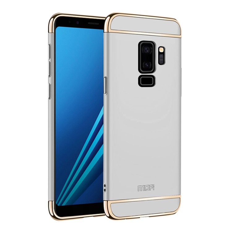 MOFI Guard Series Detachable 3-in-1 Electroplating Plastic Cover for Samsung Galaxy S9+ G965 - Silver-1