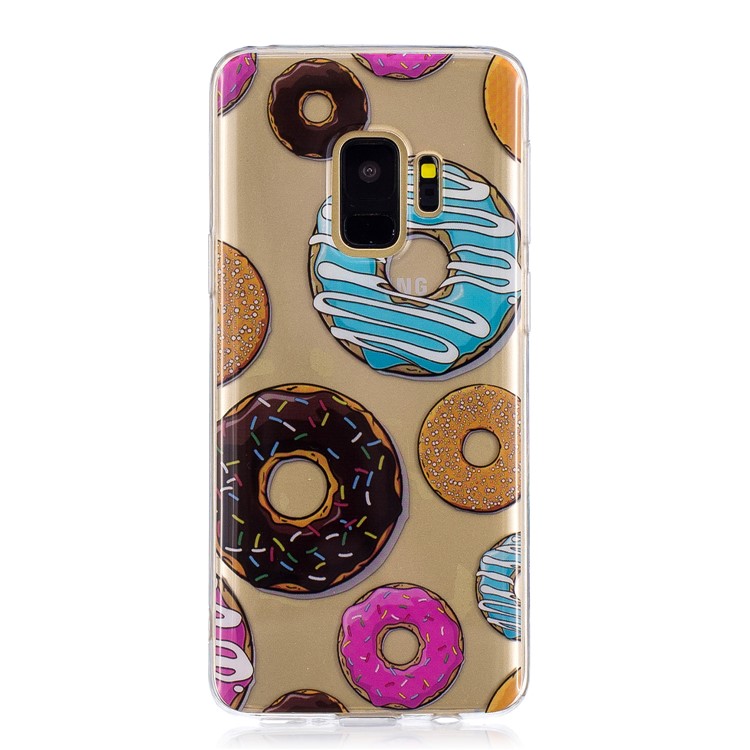 Pattern Printing IMD TPU Cover Shell for Samsung Galaxy S9 SM-G960 - Doughnut Pattern-2