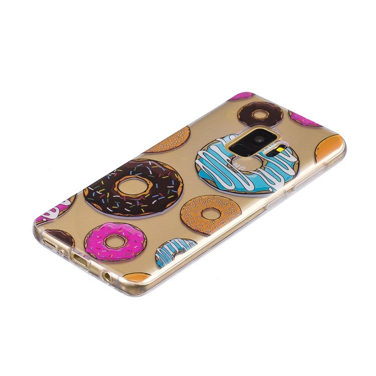 Pattern Printing IMD TPU Cover Shell for Samsung Galaxy S9 SM-G960 - Doughnut Pattern-3