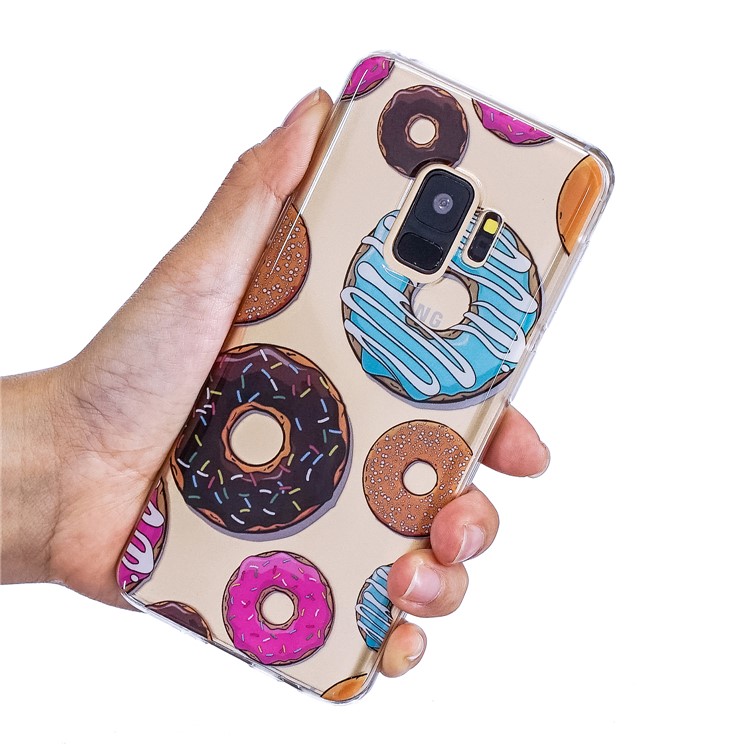 Pattern Printing IMD TPU Cover Shell for Samsung Galaxy S9 SM-G960 - Doughnut Pattern-6