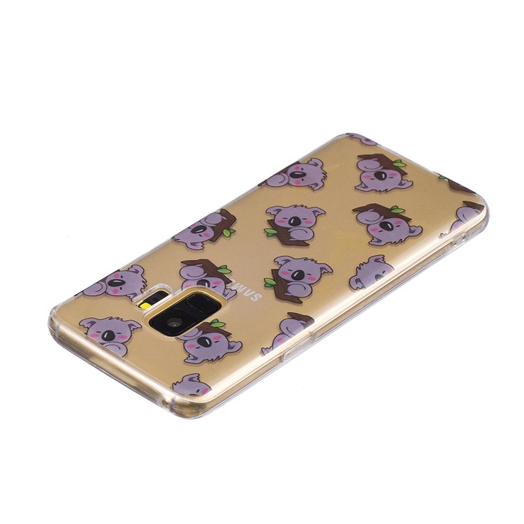 Pattern Printing IMD TPU Protective Case for Samsung Galaxy S9 SM-G960 - Bear Pattern-4