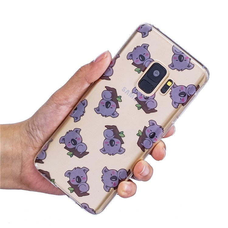 Pattern Printing IMD TPU Protective Case for Samsung Galaxy S9 SM-G960 - Bear Pattern-6