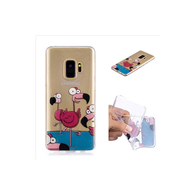 Pattern Printing IMD TPU Case Phone Shell for Samsung Galaxy S9 SM-G960 - Duck Pattern-1