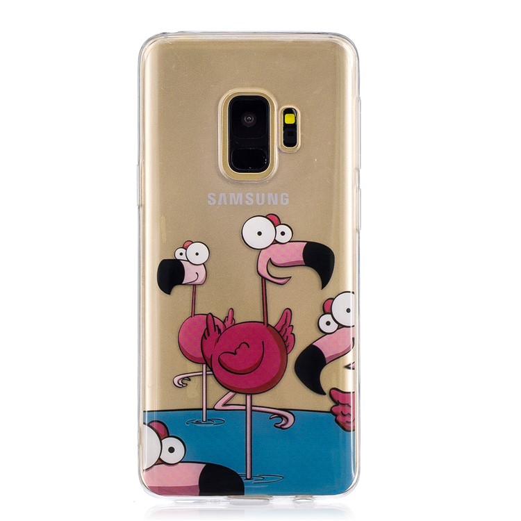 Pattern Printing IMD TPU Case Phone Shell for Samsung Galaxy S9 SM-G960 - Duck Pattern-2
