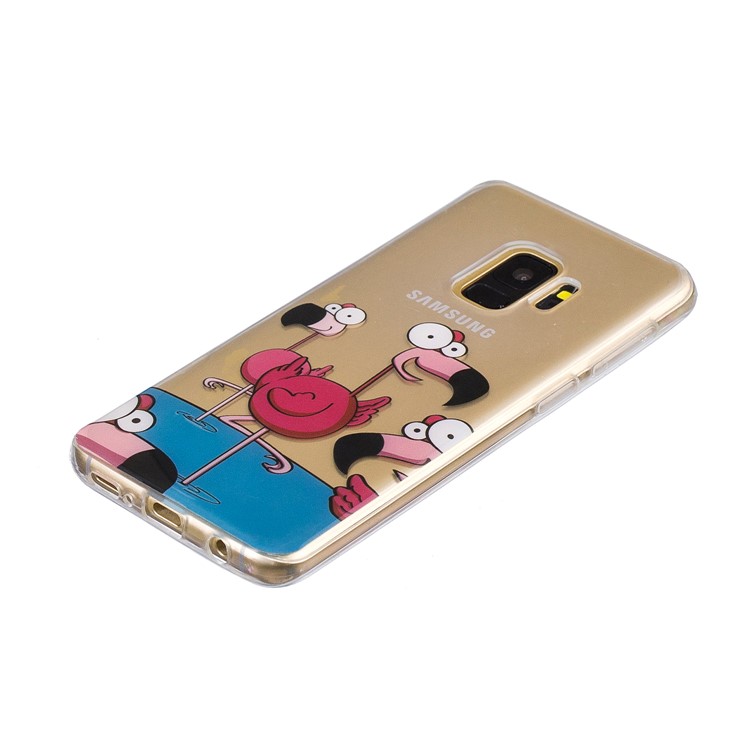 Pattern Printing IMD TPU Case Phone Shell for Samsung Galaxy S9 SM-G960 - Duck Pattern-3