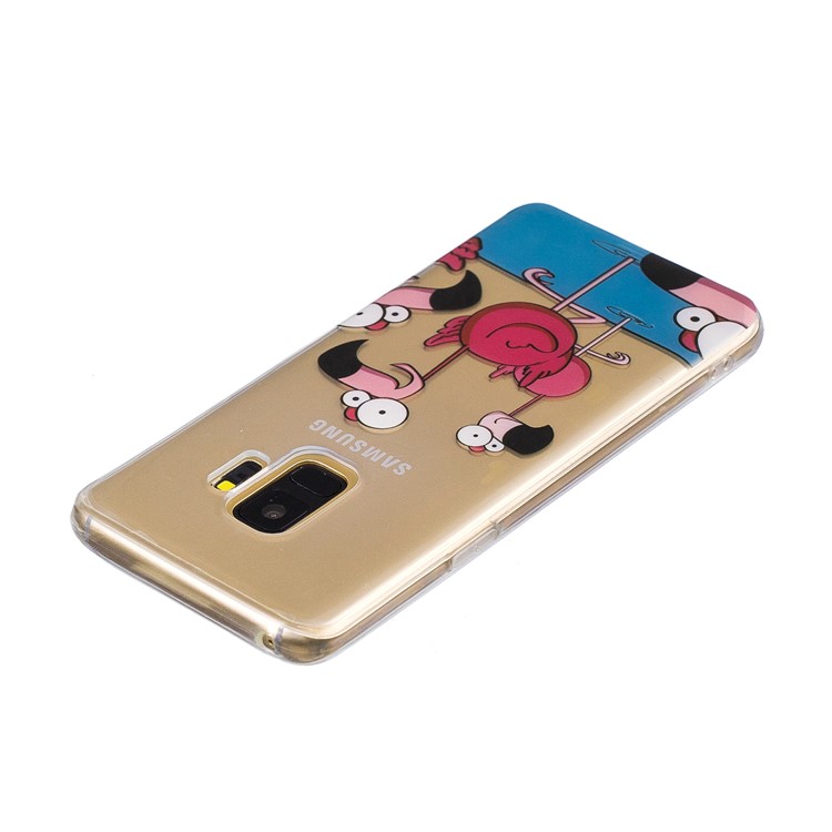 Pattern Printing IMD TPU Case Phone Shell for Samsung Galaxy S9 SM-G960 - Duck Pattern-4