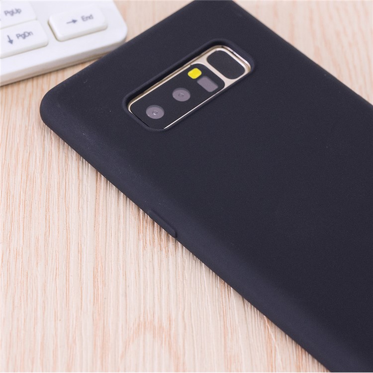 MOLAN CANO Rubberized Soft TPU Back Phone Case for Samsung Galaxy Note 8 SM-N950 - Black-5